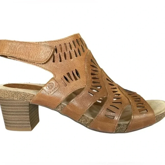 Josef Seibel Shoes - Josef Seibel Sunny size 41 (10) Brown Leather High Heel Cutout sandals